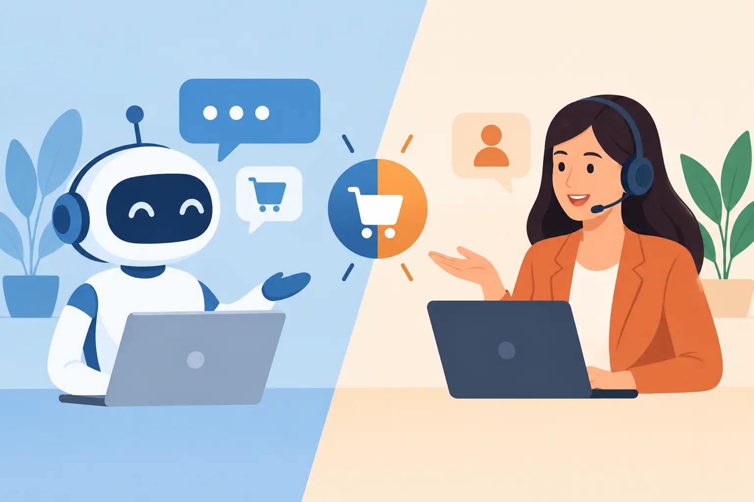 Chatbot ou atendimento humano: qual vende mais?